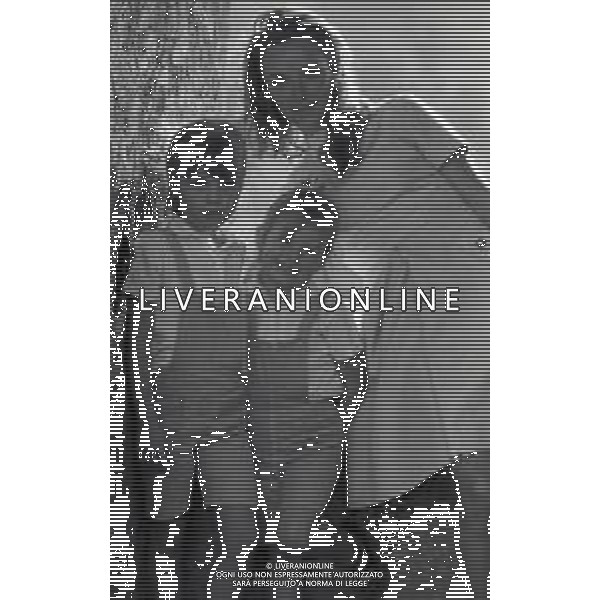 RETROSPETTIVA ABA CERCATO ANNUNCIATRICE TELEVISIVA E CONDUTTRICE TELEVISIVA NELLA FOTO ABA CERCATO A ROMA NELL\'ANNO 1969 AG ALDO LIVERANI SAS