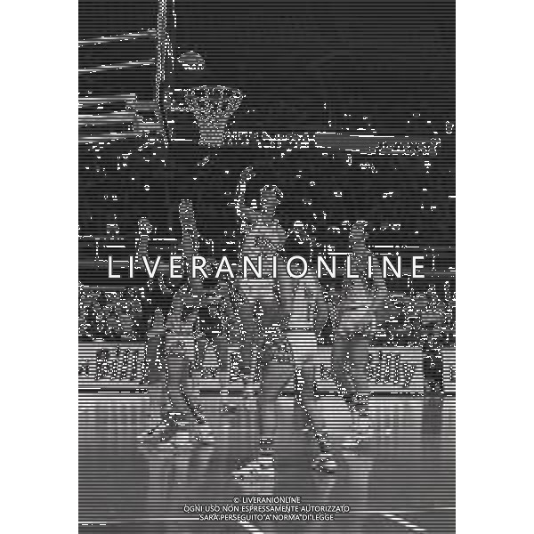 1980-1981 MILANO CAMPIONATO DI BASKET A 1 BILLY MILANO HURLINGHAM TRIESTE 85-79 NELLA FOTO JOHN GIANNELLI AG ALDO LIVERANI SAS