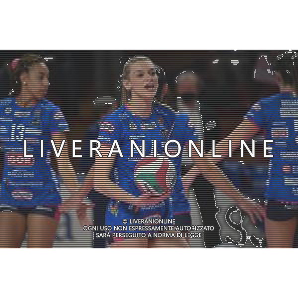¬© TVRG Britt Herbots (Novara) Igor Gorgonzola Novara vs Prosecco DOC Imoco Volley Conegliano Campionato Serie A1 femminile - 3a giornata di ritorno Novara 03-03-2022 Pala Igor Gorgonzola foto Roberto Garavaglia/ag. Aldo Liverani sas /AGENZIA ALDO LIVERANI SAS