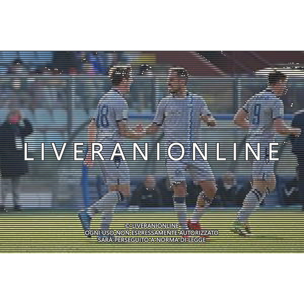© TVRG esultanza Spal dopo il gol dell\'1 a 0 Como vs Spal Campionato Serie BKT - 28a giornata Como 05-03-2022 Stadio Giuseppe Sinigaglia foto Roberto Garavaglia/ag. Aldo Liverani sas