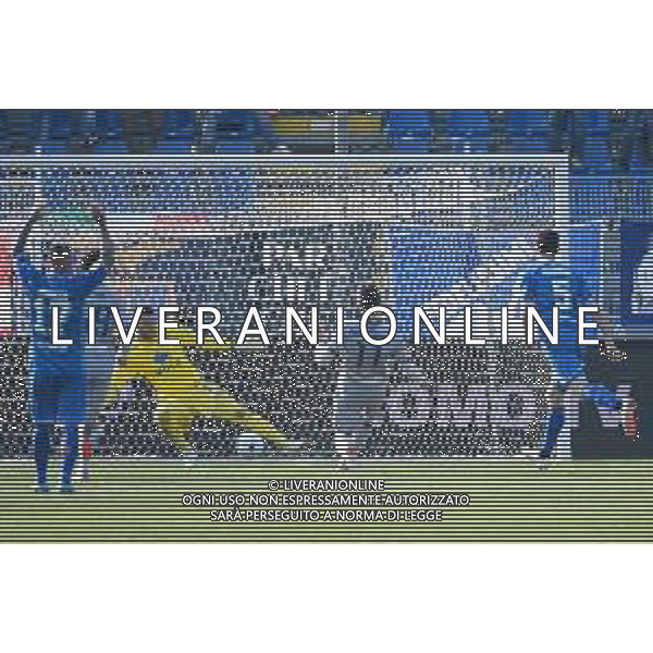 © TVRG Federico Melchiorri (Spal) segna il gol del 2 a 0 Como vs Spal Campionato Serie BKT - 28a giornata Como 05-03-2022 Stadio Giuseppe Sinigaglia foto Roberto Garavaglia/ag. Aldo Liverani sas/AGENZIA ALDO LIVERANI SAS