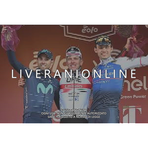 05-03-2022 Strade Bianche; 2022, Uae Emirates; 2022, Movistar; 2022, Quick Step - Alpha Vinyl; Pogacar, Tadej; Valverde, Alejandro; Asgreen, Kasper; Siena; ©SIROTTI/AGENZIA ALDO LIVERANI SAS