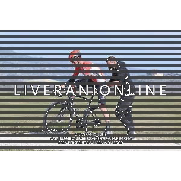 05-03-2022 Strade Bianche; 2022, Lotto - Soudal; Van Moer, Brent; Lucignano D\'asso; ©SIROTTI/AGENZIA ALDO LIVERANI SAS