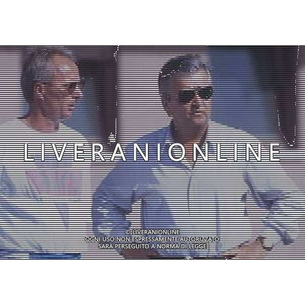 RETROSPETTIVA PAOLO BOREA DIRETTORE SPORTIVO SAMPDORIA CALCIO NELLA FOTO PAOLO BOREA DIRETTORE SPORTICO SAMPDORIA CALCIO NELL\'ANNO 1991 CON L\'ALLENATORE SVEN GORAN ERIKSSON AG ALDO LIVERANI SAS
