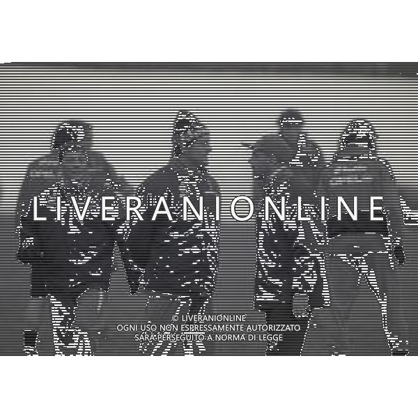 1995 MILANELLO ALLENAMENTO MILAN CALCIO NELLA FOTO FABIO CAPELLO ALLENATORE MILAN CON VINCENZO PINCOLINI AG ALDO LIVERANI SAS