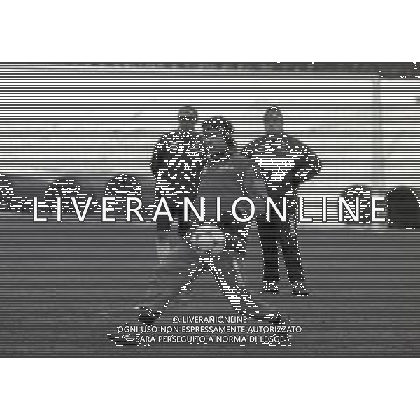 1995 MILANELLO ALLENAMENTO MILAN CALCIO NELLA FOTO PAOLO MALDINI AG ALDO LIVERANI SAS
