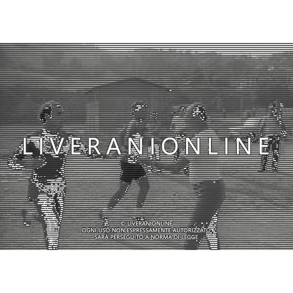 1976 ALLENAMENTO LAZIO CALCIO NELLA FOTO PAOLO AMMONIACI-BRUNO GIORDANO AG ALDO LIVERANI SAS