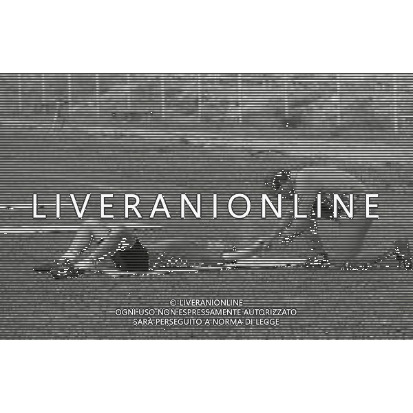1976 ALLENAMENTO LAZIO CALCIO NELLA FOTO LUIS VINICIO ALLENATORE LAZIO CALCIO AG ALDO LIVERANI SAS
