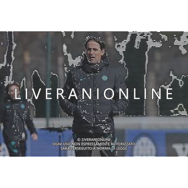 © TVRG Allenamento Champions Inter nella foto l\'allenatore Simone Inzaghi Appiano Gentile (CO) 07-03-2022 Centro sportivo Suning in memoria di Angelo Moratti Allenamento dell\'Inter in preparazione della gara contro il Liverpool valevole per la gara di ritorno degli ottavi di finale della UEFA Champions League foto Roberto Garavaglia/ag. Aldo Liverani sas