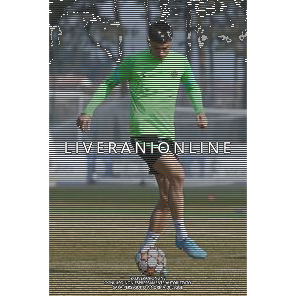 © TVRG Allenamento Champions Inter nella foto Joaquin Correa Appiano Gentile (CO) 07-03-2022 Centro sportivo Suning in memoria di Angelo Moratti Allenamento dell\'Inter in preparazione della gara contro il Liverpool valevole per la gara di ritorno degli ottavi di finale della UEFA Champions League foto Roberto Garavaglia/ag. Aldo Liverani sas