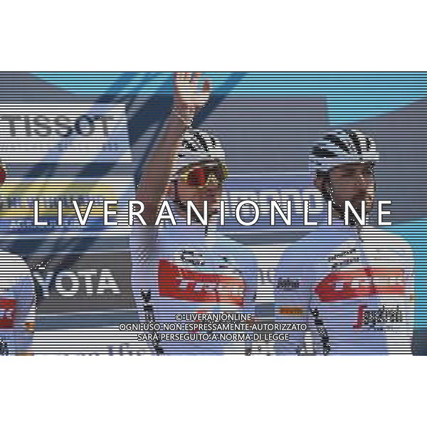08-03-2022 Tirreno - Adriatico; Tappa 02 Camaiore - Sovicille; 2022, Trek - Segafredo; Ciccone, Giulio; Camaiore; ©SIROTTI/AGENZIA ALDO LIVERANI SAS