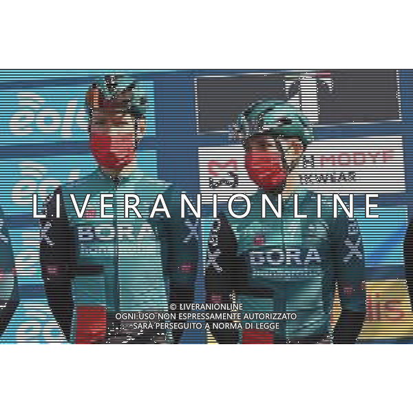 08-03-2022 Tirreno - Adriatico; Tappa 02 Camaiore - Sovicille; 2022, Bora - Hansgrohe; Kelderman, Wilko; Hindley, Jai; Camaiore; ©SIROTTI/AGENZIA ALDO LIVERANI SAS