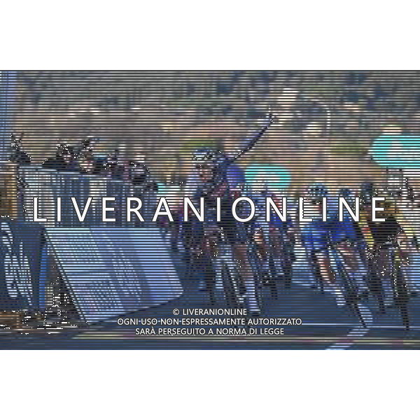 08-03-2022 Tirreno - Adriatico; Tappa 02 Camaiore - Sovicille; 2022, Alpecin - Fenix; 2022, Jumbo - Visma; 2022, Bikeexchange - Jayco; Merlier, Tim; Kooij, Olav; Groves, Kaden; Sovicille; ©SIROTTI/AGENZIA ALDO LIVERANI SAS