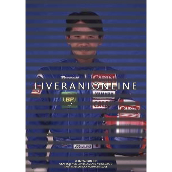 RETROSPETTIVA UKYO KATAYAMA PILOTA F1 NELLA FOTO UKYO KATAYAMA NELL\'ANNO 1993 FOTO CONTROLUCE- MONZA -AG ALDO LIVERANI