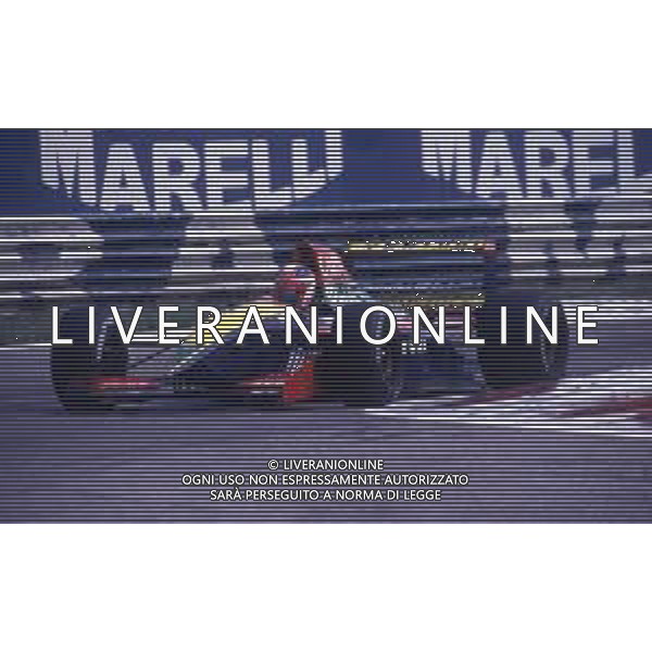 RETROSPETTIVA UKYO KATAYAMA PILOTA F1 NELLA FOTO UKYO KATAYAMA NELL\'ANNO 1993 FOTO CONTROLUCE- MONZA -AG ALDO LIVERANI