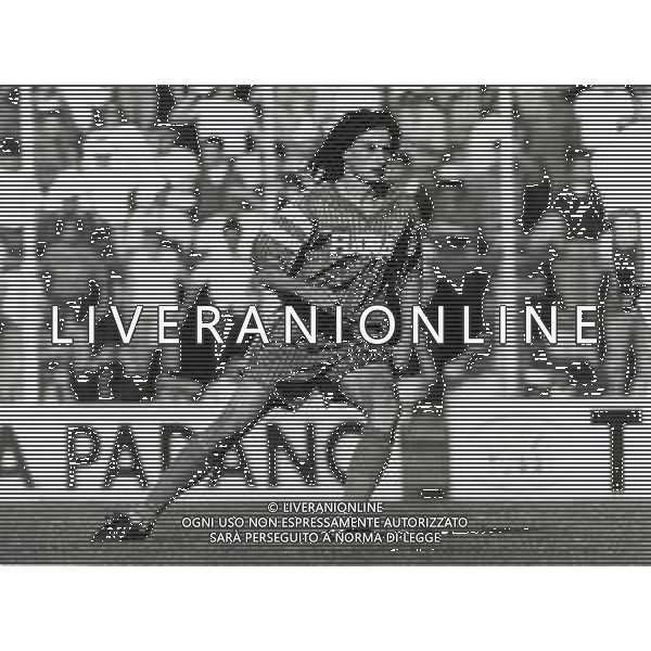 RETROSPETTIVA DAVIDE PELLEGRINI CALCIATORE NELLA FOTO DAVIDE PELLEGRINI CON LA MAGLIA DEL VERONA CALCIO AG ALDO LIVERANI SAS
