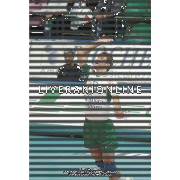 CUNEO 08/10/05 CAMPIONATO MASCHILE DI PALLAVOLO SERIE A1 BRE BANCA LANNUTTI CUNEO-SISLEY TREVISO NELLA FOTO COZZI PAOLO PH GIGI ARCAINI/AG.ALDO LIVERANI