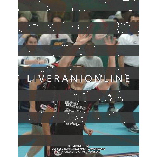 CUNEO 08/10/05 CAMPIONATO MASCHILE DI PALLAVOLO SERIE A1 BRE BANCA LANNUTTI CUNEO-SISLEY TREVISO NELLA FOTO ENDRERS GUSTAVO PH GIGI ARCAINI/AG.ALDO LIVERANI