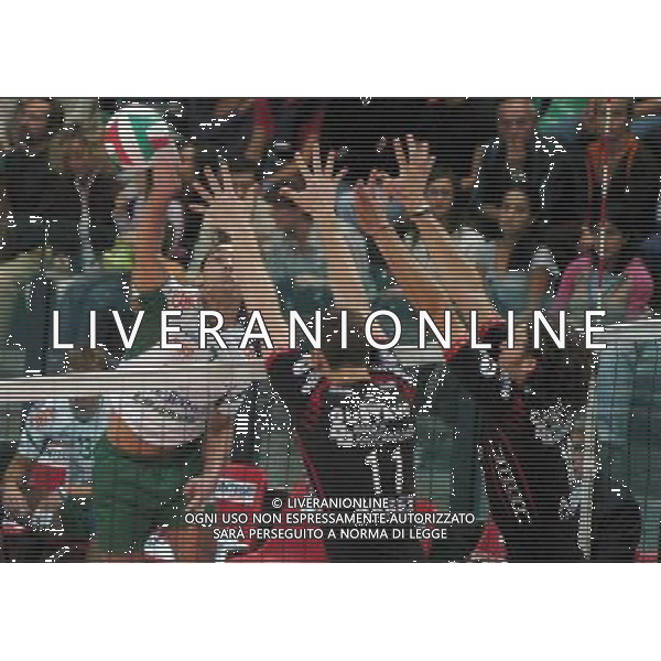 CUNEO 08/10/05 CAMPIONATO MASCHILE DI PALLAVOLO SERIE A1 BRE BANCA LANNUTTI CUNEO-SISLEY TREVISO NELLA FOTO GODOY GILBERTO AMAURI PH GIGI ARCAINI/AG.ALDO LIVERANI