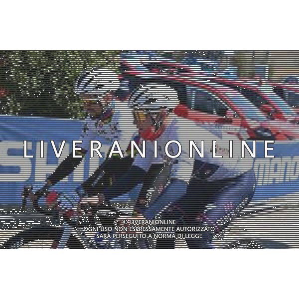 09-03-2022 Tirreno - Adriatico; Tappa 03 Murlo - Terni; 2022, Quick Step - Alpha Vinyl; Alaphilippe, Julian; Evenepoel, Remco; Murlo; ©SIROTTI/AGENZIA ALDO LIVERANI SAS