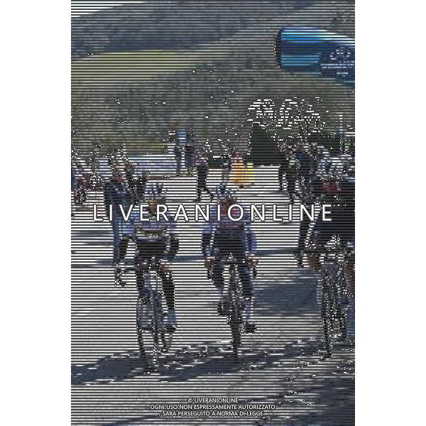 09-03-2022 Tirreno - Adriatico; Tappa 03 Murlo - Terni; 2022, Quick Step - Alpha Vinyl; Alaphilippe, Julian; Evenepoel, Remco; Murlo; ©SIROTTI/AGENZIA ALDO LIVERANI SAS