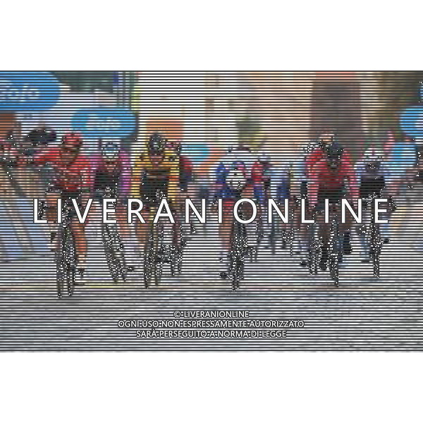 09-03-2022 Tirreno - Adriatico; Tappa 03 Murlo - Terni; 2022, Lotto - Soudal; 2022, Groupama - Fdj; 2022, Jumbo - Visma; 2022, Arkea - Samsic; Ewan, Caleb; Demare, Arnaud; Kooij, Olav; Bouhanni, Nacer; Terni; ©SIROTTI/AGENZIA ALDO LIVERANI SAS
