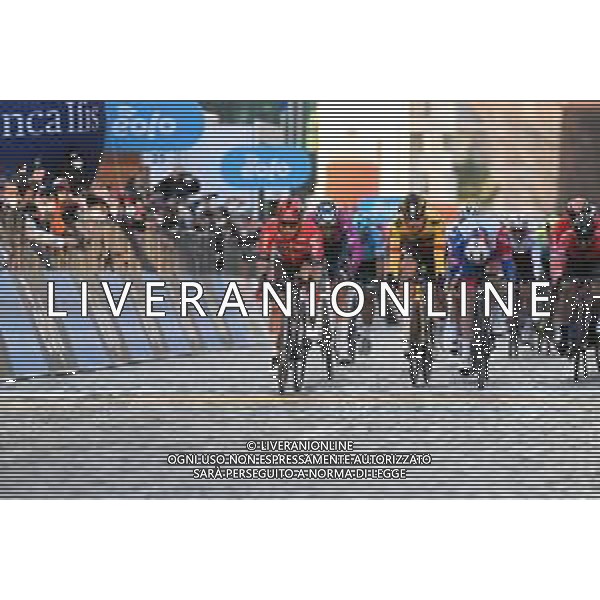 09-03-2022 Tirreno - Adriatico; Tappa 03 Murlo - Terni; 2022, Lotto - Soudal; 2022, Groupama - Fdj; Ewan, Caleb; Demare, Arnaud; Terni; ©SIROTTI/AGENZIA ALDO LIVERANI SAS