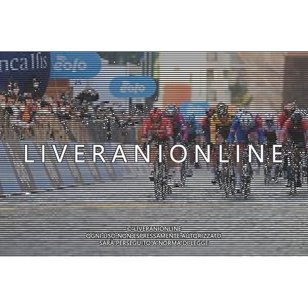 09-03-2022 Tirreno - Adriatico; Tappa 03 Murlo - Terni; 2022, Lotto - Soudal; 2022, Groupama - Fdj; Ewan, Caleb; Demare, Arnaud; Terni; ©SIROTTI/AGENZIA ALDO LIVERANI SAS