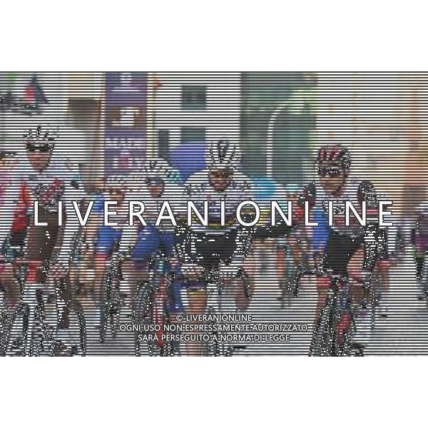 09-03-2022 Tirreno - Adriatico; Tappa 03 Murlo - Terni; 2022, Quick Step - Alpha Vinyl; 2022, Uae Emirates; Alaphilippe, Julian; Richeze, Maximiliano Ariel; Terni; ©SIROTTI/AGENZIA ALDO LIVERANI SAS
