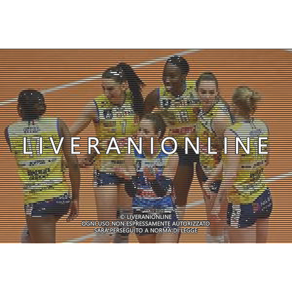 ¬© TVRG esultanza Conegliano dopo un punto Vero Volley Monza vs Antonio Carraro Imoco Volley Conegliano CEV Champions League - quarti di finale gara di andata Monza 09-03-2022 Arena di Monza foto Roberto Garavaglia/ag. Aldo Liverani sas/AGENZIA ALDO LIVERANI SAS