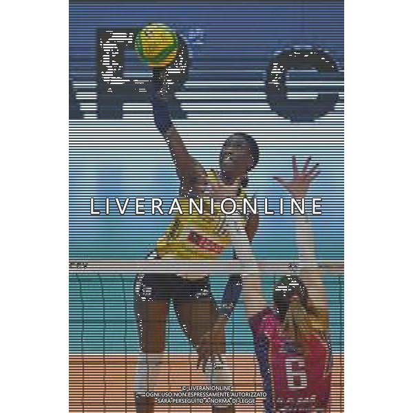 ¬© TVRG Paola Egonu (Conegliano) Vero Volley Monza vs Antonio Carraro Imoco Volley Conegliano CEV Champions League - quarti di finale gara di andata Monza 09-03-2022 Arena di Monza foto Roberto Garavaglia/ag. Aldo Liverani sas/AGENZIA ALDO LIVERANI SAS