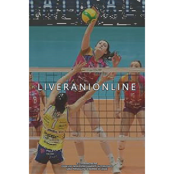 ¬© TVRG Dana Lynn Rettke (Monza) Vero Volley Monza vs Antonio Carraro Imoco Volley Conegliano CEV Champions League - quarti di finale gara di andata Monza 09-03-2022 Arena di Monza foto Roberto Garavaglia/ag. Aldo Liverani sas/AGENZIA ALDO LIVERANI SAS