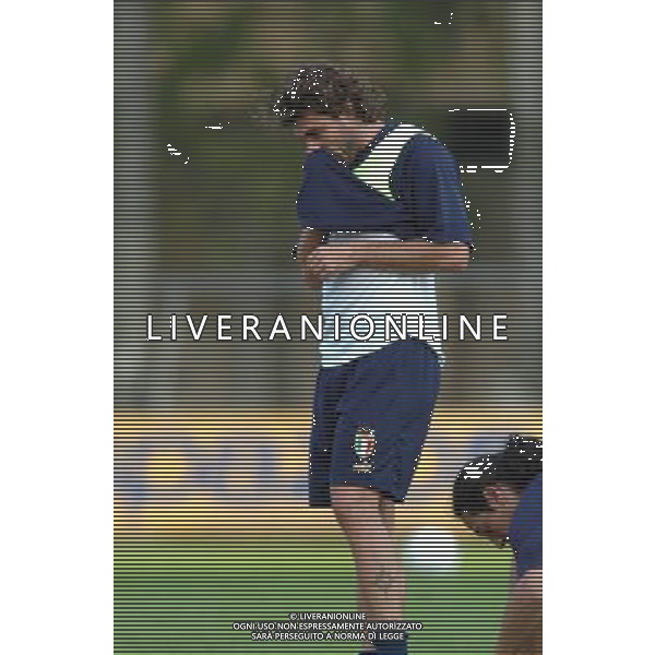 Galatina (Lecce ) 10/10/2005 Allenamento Nazionale Italiana nella foto: Christian Vieri Foto marco Lezzi / Ag.Aldo liverani