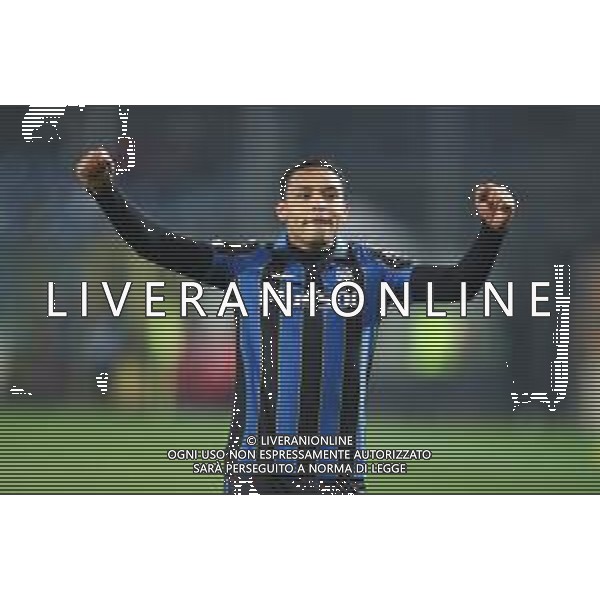 Atalanta-Bayer Leverkusen Europa League 2021/2022 Ottavi di finale Bergamo, 10 Marzo 2022 Nella foto: Luis Muriel esulta dopo il gol del 3-1 Ph. Soli - Ag. Aldo Liverani/ AGENZIA ALDO LIVERANI SAS