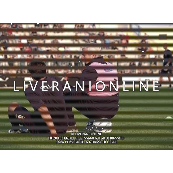 Galatina (Lecce ) 10/10/2005 Allenamento Nazionale Italiana nella foto: Marcello Lippi e Fabio Cannavaro Foto marco Lezzi / Ag.Aldo liverani