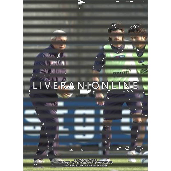 Galatina (Lecce ) 10/10/2005 Allenamento Nazionale Italiana nella foto: Marcello Lippi - Iaquinta-Zaccardo Foto marco Lezzi / Ag.Aldo liverani