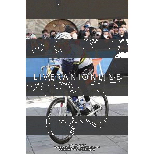 12-03-2022 Tirreno - Adriatico; Tappa 06 Apecchio - Carpegna; 2022, Quick Step - Alpha Vinyl; Alaphilippe, Julian; Apecchio; ©SIROTTI/AGENZIA ALDO LIVERANI SAS