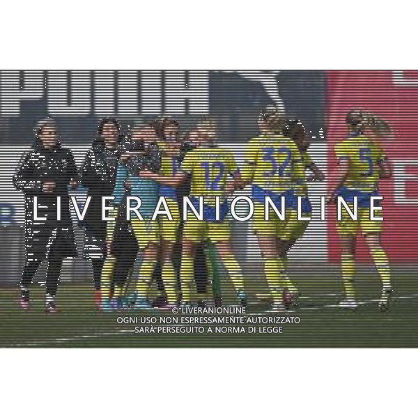 ¬© TVRG esultanza Juventus dopo il gol dell\'1 a 0 Cristiana Girelli Milan Women vs Juventus Women Coppa Italia femminile - semifinale gara di andata Milano 12-03-2022 Centro sportivo Peppino Vismara foto Roberto Garavaglia/ag. Aldo Liverani sas/AGENZIA ALDO LIVERANI SAS