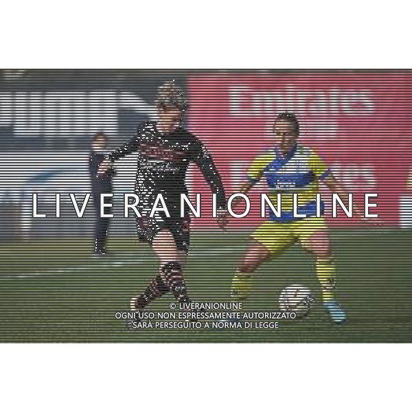 ¬© TVRG Laura Agard (Milan) e Valentina Cernoia (Juventus) Milan Women vs Juventus Women Coppa Italia femminile - semifinale gara di andata Milano 12-03-2022 Centro sportivo Peppino Vismara foto Roberto Garavaglia/ag. Aldo Liverani sas/AGENZIA ALDO LIVERANI SAS