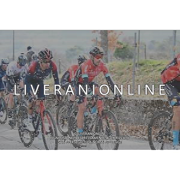 12-03-2022 Tirreno - Adriatico; Tappa 06 Apecchio - Carpegna; 2022, Ineos - Grenadiers; 2022, Bahrain - Victorious; Porte, Richie; Landa Meana, Mikel; Monte Carpegna; ©SIROTTI/AGENZIA ALDO LIVERANI SAS