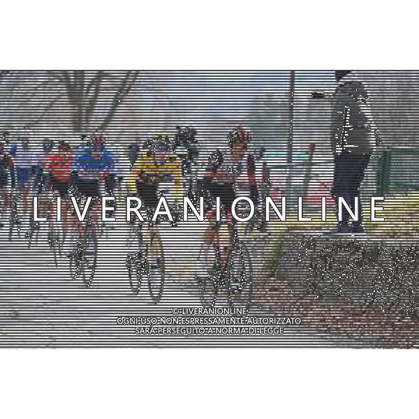 12-03-2022 Tirreno - Adriatico; Tappa 06 Apecchio - Carpegna; 2022, Uae Emirates; 2022, Jumbo - Visma; Soler, Marc; Vingegaard, Jonas; Pogacar, Tadej; Monte Carpegna; ©SIROTTI/AGENZIA ALDO LIVERANI SAS