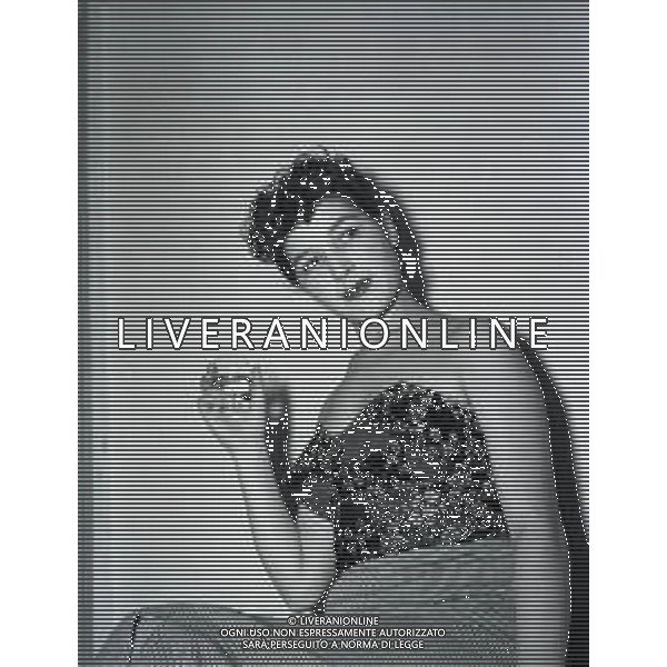 RETROSPETTIVA GRECO COSETTA ATTRICE NELLA FOTO GRECO COSETTA A ROMA NELL\'ANNO 1955 AG ALDO LIVERANI SAS