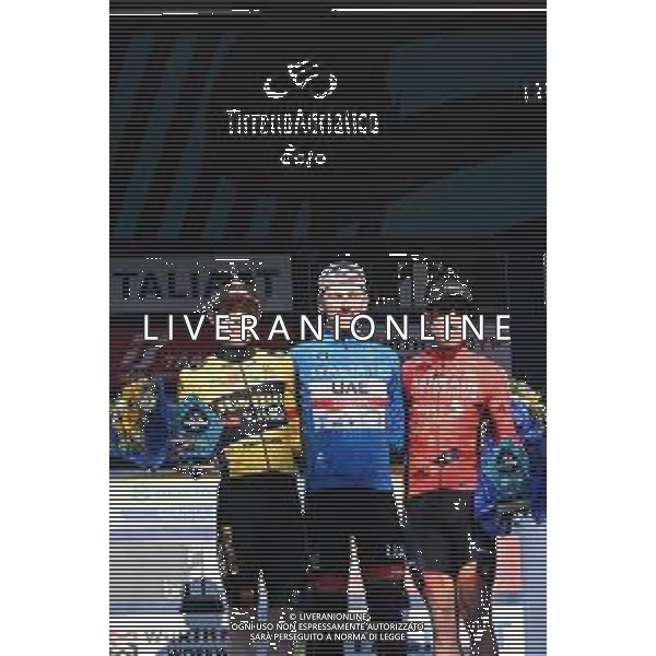 13-03-2022 Tirreno - Adriatico; Tappa 07 San Benedetto Del Tronto - San Benedetto Del Tronto; 2022, Uae Emirates; 2022, Jumbo - Visma; 2022, Bahrain - Victorious; Pogacar, Tadej; Vingegaard, Jonas; Landa Meana, Mikel; San Benedetto Del Tronto; ©SIROTTI/AGENZIA ALDO LIVERANI SAS