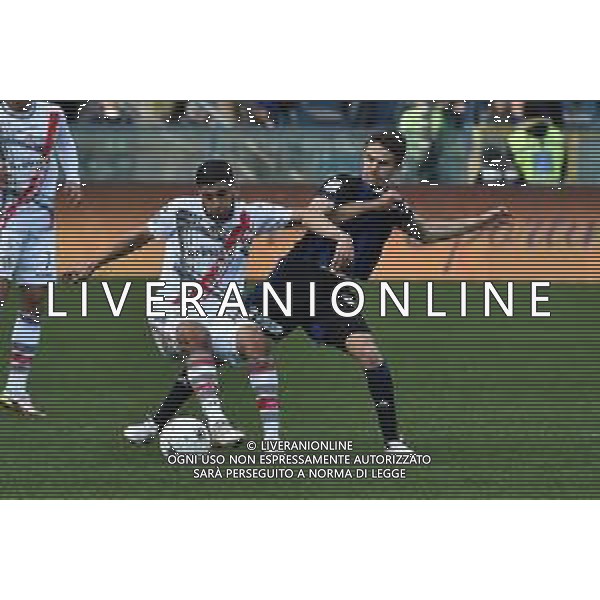 Gabriele Masotti/LMedia - AC Pisa vs US Cremonese - Italian soccer Serie B match 2021/2022 March 13 2022 - Arena Garibaldi Pisa, Italy AC Pisa vs US Cremonese Photo showing: Daniel Ciofani (Cremonese) thwarted by Adam Nagy (Pisa) @Gabriele Masotti/LiveMedia /AGENZIA ALDO LIVERANI SAS