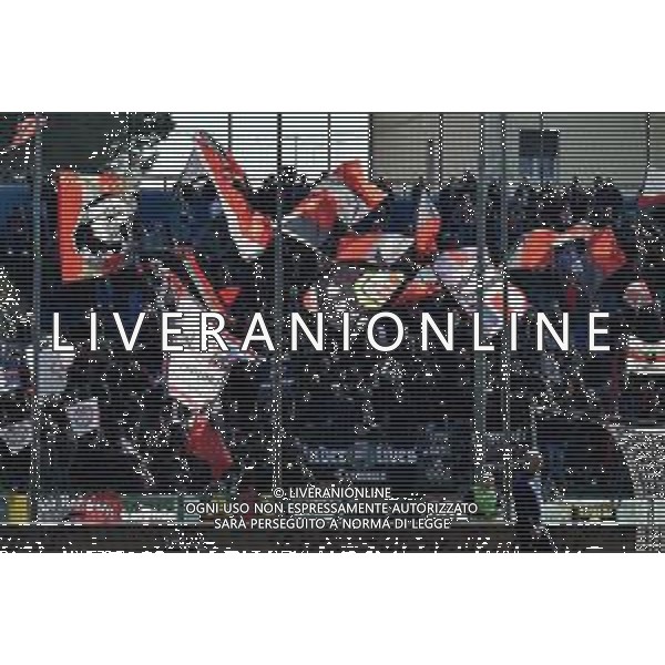Gabriele Masotti/LMedia - AC Pisa vs US Cremonese - Italian soccer Serie B match 2021/2022 March 13 2022 - Arena Garibaldi Pisa, Italy AC Pisa vs US Cremonese Photo showing: Fans of Cremonese - tifosi @Gabriele Masotti/LiveMedia /AGENZIA ALDO LIVERANI SAS