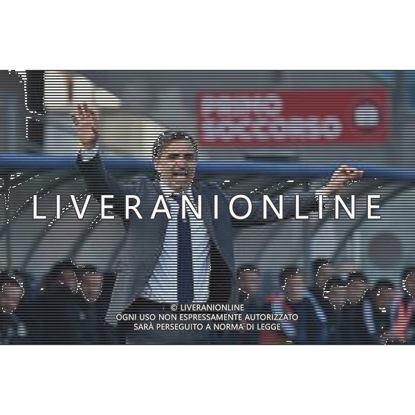 Gabriele Masotti/LMedia - AC Pisa vs US Cremonese - Italian soccer Serie B match 2021/2022 March 13 2022 - Arena Garibaldi Pisa, Italy AC Pisa vs US Cremonese Photo showing: Head coach of Cremonese Fabio Pecchia @Gabriele Masotti/LiveMedia /AGENZIA ALDO LIVERANI SAS