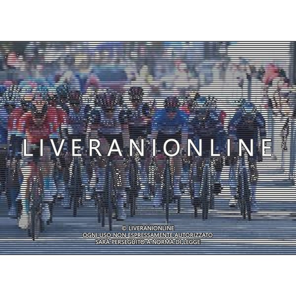 13-03-2022 Tirreno - Adriatico; Tappa 07 San Benedetto Del Tronto - San Benedetto Del Tronto; 2022, Uae Emirates; Pogacar, Tadej; Formolo, Davide; San Benedetto Del Tronto; ©SIROTTI/AGENZIA ALDO LIVERANI SAS