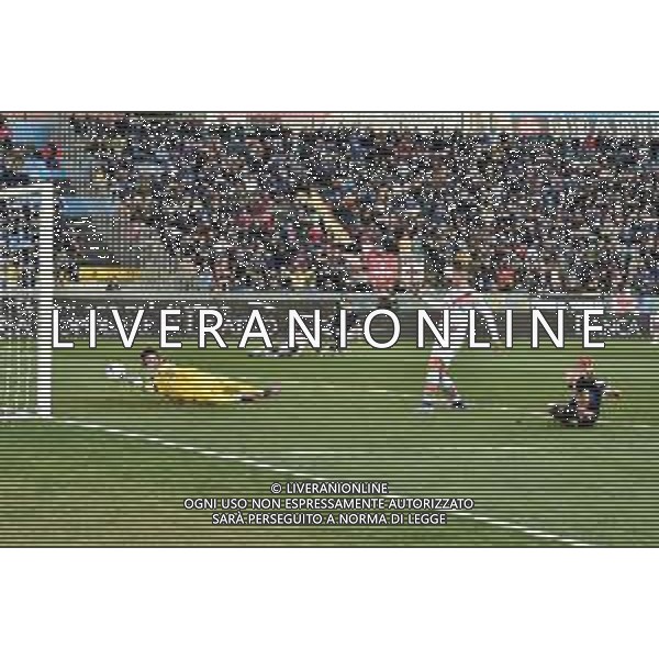 Gabriele Masotti/LMedia - AC Pisa vs US Cremonese - Italian soccer Serie B match 2021/2022 March 13 2022 - Arena Garibaldi Pisa, Italy AC Pisa vs US Cremonese Photo showing: George Puscas (Pisa) scores the goal of 3-0 @Gabriele Masotti/LiveMedia /AGENZIA ALDO LIVERANI SAS