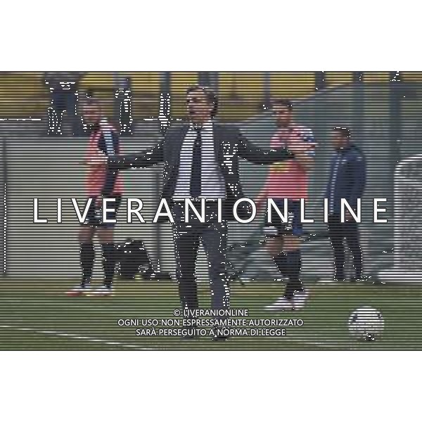 Gabriele Masotti/LMedia - AC Pisa vs US Cremonese - Italian soccer Serie B match 2021/2022 March 13 2022 - Arena Garibaldi Pisa, Italy AC Pisa vs US Cremonese Photo showing: Head coach of Cremonese Fabio Pecchia @Gabriele Masotti/LiveMedia /AGENZIA ALDO LIVERANI SAS