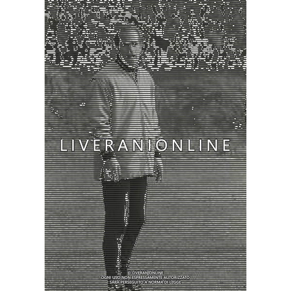 1974-1975 APPIANO GENTILE ALLENAMENTO INTER NELLA FOTO LUIS SUAREZ ALLENATORE INTER AG ALDO LIVERANI SAS